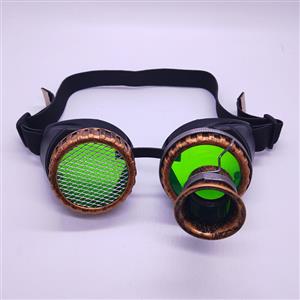 Steampunk Magnifier Net Lens Glasses Halloween Masquerade Party Goggles MS19784