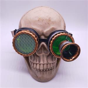 Steampunk Magnifier Net Lens Glasses Halloween Masquerade Party Goggles MS19784