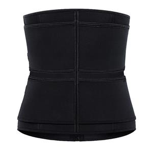 Fashion Black Neoprene Velcro Sports Waist Trainers Gym Body Shaper Waistband N20870