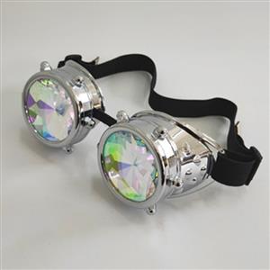 Steampunk Studs Kaleidoscope Lens Masquerade Halloween Party Glasses Goggles MS19767