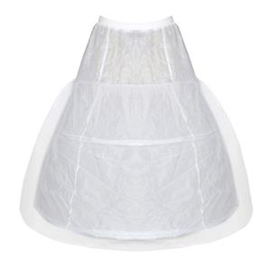Bridal White Mesh Petticoat, Princess Underdress Petticoat, Victorian Princess Underskirt, Women's Vintage Petticoat, Gothic Style Petticoat Underskirt, #HG19375