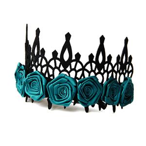 Victorian Gothic Rose Tiara Hairband Party Accessory J19681