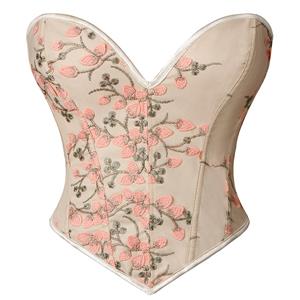 Outerwear Corset for Women, Fashion Body Shaper, Womens Plastic Boned Corset, Plastic Boned Corset, Victorian Overbust Corset, Sexy Overbust Corset, W