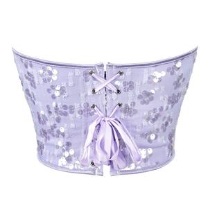Women's New Sequin Decorated Women's Tube Top Sexy Breast Support Shaping Top N23643