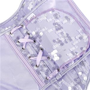 Women's New Sequin Decorated Women's Tube Top Sexy Breast Support Shaping Top N23643