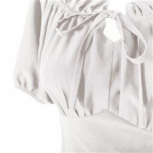 Women's Medieval New Retro Irregular Beer Dress Renaissance Gown Stage Costume N23730