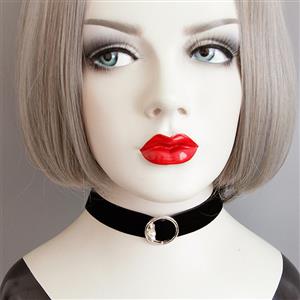 Vintage Black Velvet Alloy Olivet Chocker J18397