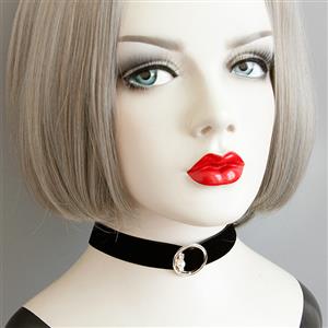 Vintage Black Velvet Alloy Olivet Chocker J18397