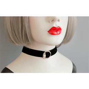 Vintage Black Velvet Alloy Olivet Chocker J18397