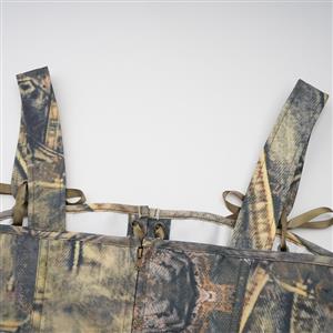 Vintage Camo Lace-Up Corset Top with Adjustable Shoulder Straps & Bow Accents N23777