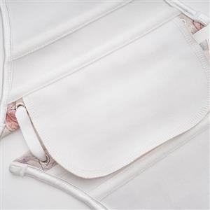 Vintage Embroidered Floral Corset Belt, Front Lace-Up Waist Cincher with Back Zipper N23873