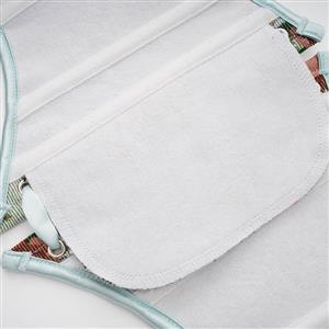 Vintage Embroidered Floral Corset Belt, Front Lace-Up Waist Cincher with Back Zipper N23876