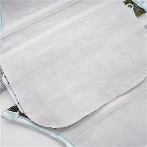 Vintage Embroidered Floral Corset Belt, Front Lace-Up Waist Cincher with Back Zipper N23877