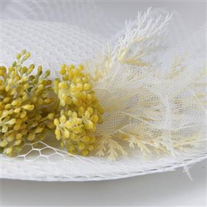 Vintage Fishnet Fascinator Lady Bowler-hat Princess Cosplay Party Hairpin Accessory J21677