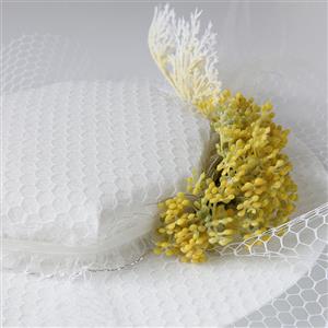 Vintage Fishnet Fascinator Lady Bowler-hat Princess Cosplay Party Hairpin Accessory J21677