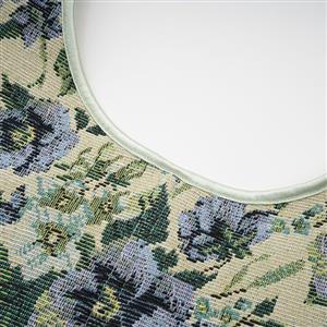 Vintage Floral Corset Top - Adjustable Lace-Up Bustier with Square Neckline N23889