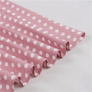 Vintage Pink Polka Dot Halter Swing Dress 1950s Style N23935