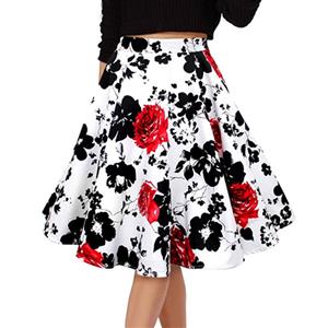 1950's Retro Full Circle Rockabilly Jive Swing Skirt HG11817