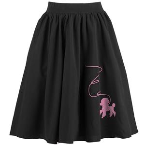 Sext Black High Waisted Flared Skater Swing Skirt HG12181