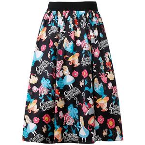 Lovely Colorful Fairytale Catoon Patterned Pleated Skirt HG12587