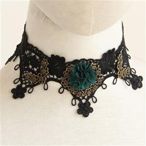 Handmade Royal Court Vampire Choker Gothic Necklace J12029