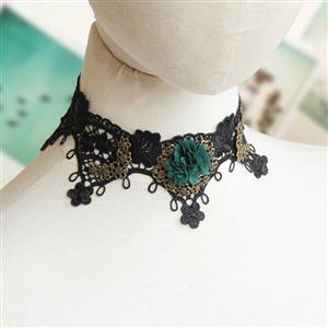 Handmade Royal Court Vampire Choker Gothic Necklace J12029