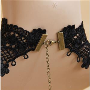 Vintage Gothic Victorian Lace Jewelry Chocker Necklace J12055