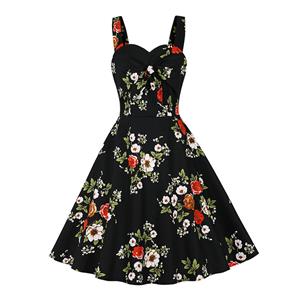 Retro Dresses for Women 1960, Vintage Dresses 1950's, Vintage Dress for Women, Summer Dresses for Women, Sexy Summer Straps Dresses for Women, Cocktail Party Dress, Picnic Tea Party Dress, #N22053