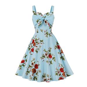 Retro Dresses for Women 1960, Vintage Dresses 1950's, Vintage Dress for Women, Summer Dresses for Women, Sexy Summer Straps Dresses for Women, Cocktail Party Dress, Picnic Tea Party Dress, #N22054