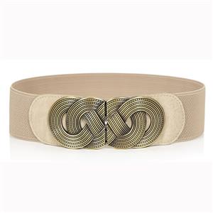 Leather Corset Belt, Buckle Fastening Waist Belt, Elastic Waist Belt, High Waist Corset Belt, Fashion Waist Belt, #N15363