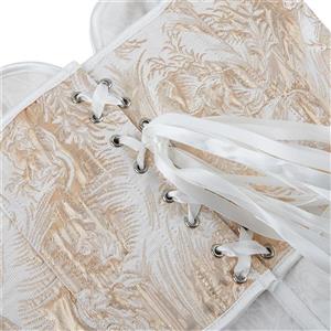 Gold Printed Strapless Women's Strapless Bustier Sexy Body-Shaping Top N23638