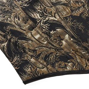 Gold Printed Strapless Women's Strapless Bustier Sexy Body-Shaping Top N23639