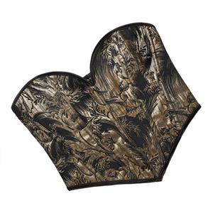 Gold Printed Strapless Women's Strapless Bustier Sexy Body-Shaping Top N23639