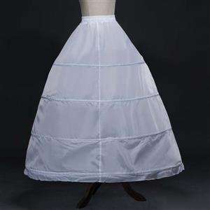 Underskirt Petticoat slip for Wedding Bridal Dress, Wedding Party Petticoat, 3-hoops Underskirt, Party Dress Petticoats Bridal Slips, #N11121