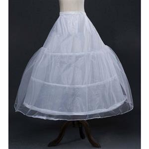 Wedding Bridal Petticoat Three Hoops N11120