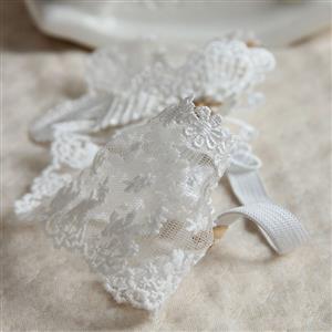 Bride Butterfly White Lace Wedding Party Mask MS12972