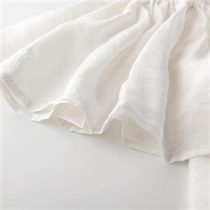 Sexy Summer Casual White Ruffle Off Shoulder Blouse N14788