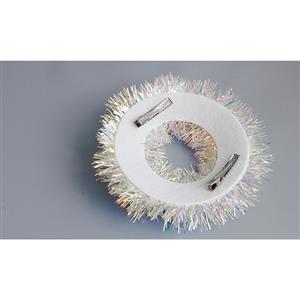 Cute White Shinner Angel Ring Halloween Accessory Hat Hairclip J18806