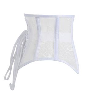 Sexy 8 Steel Boned See-through Lace Bodyshaper Waist Cincher Underbust Corset N22903