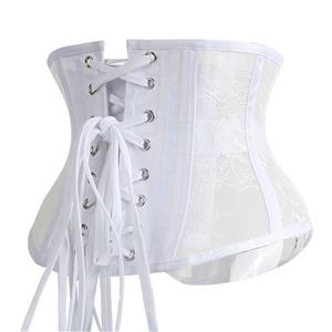 Sexy 8 Steel Boned See-through Lace Bodyshaper Waist Cincher Underbust Corset N22903