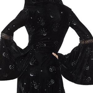 Women's Short Nun Adult Halloween Black Dress Drama Theatrical Costume N22300