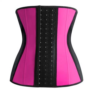 Latex Underbust Corset, Elastic Body Shaper Bustier, High Quality Rose Steel Bone Underbust Corset, Plus Size Corset, Waist Traning Cincher, #N11775