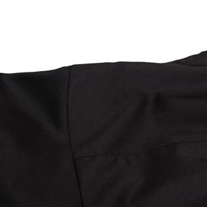 Elegant 1950's Vintage Black Casual Dress N11922