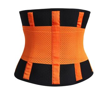 Workout Orange Neoprene Waist Trainer Belt for Hourglass Figure N11054