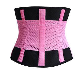 Workout Pink Neoprene Waist Trainer Belt for Hourglass Figure N11052