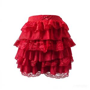 girls skirted shorts,  red lace shorts, toddler summer clothes, layered ruffle shorts, kids playwear, elastic waist shorts, girls fashion, cute toddler outfits, lace trim clothing, childrens activewear, mini skirt shorts, bow detail shorts, lightweight girls shorts, summer toddler fashion, casual kids wear #HG23864