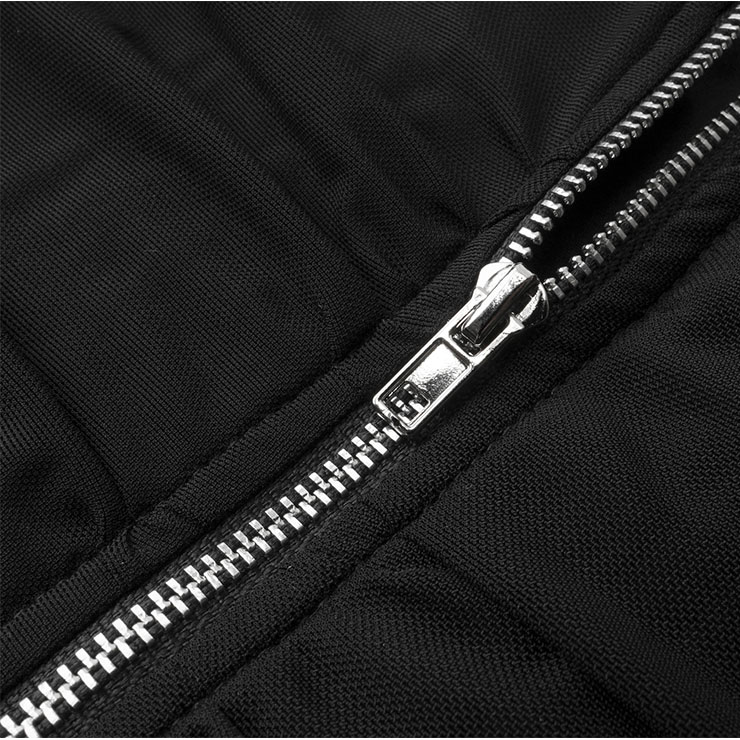 Retro Fantasies Black Backless Strapless 8 Plastic Bones Zipper Underbust Corset N22452