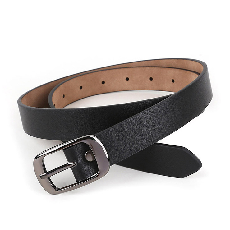 Fashion PU Leather Alloy Rectangle Buckle Waist Belt Accessory N18778