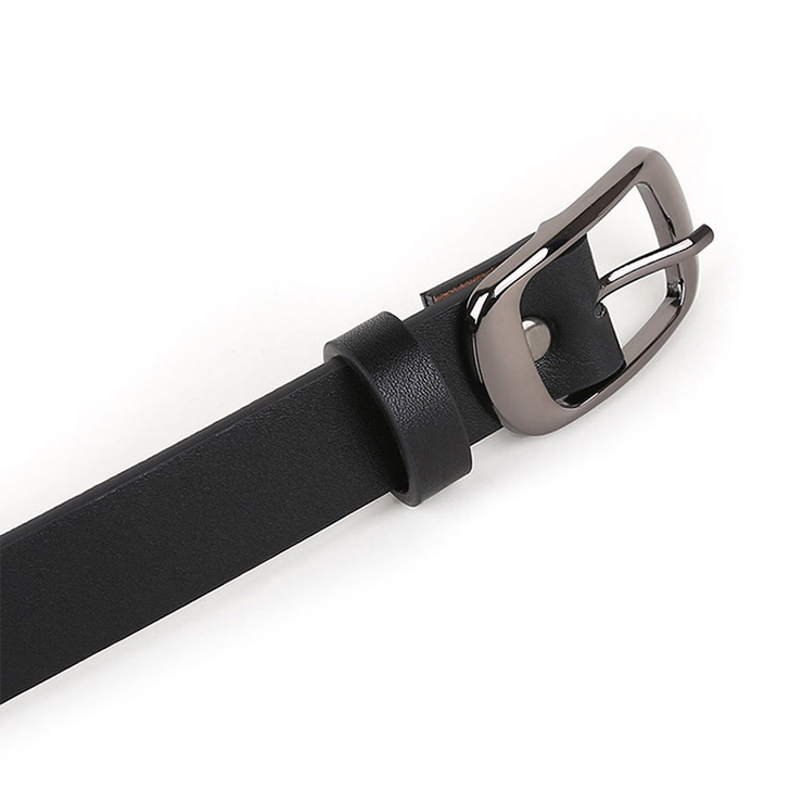Fashion PU Leather Alloy Rectangle Buckle Waist Belt Accessory N18778