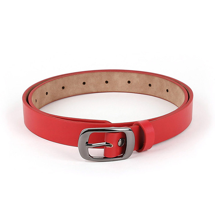 Fashion PU Leather Alloy Rectangle Buckle Waist Belt Accessory N18779